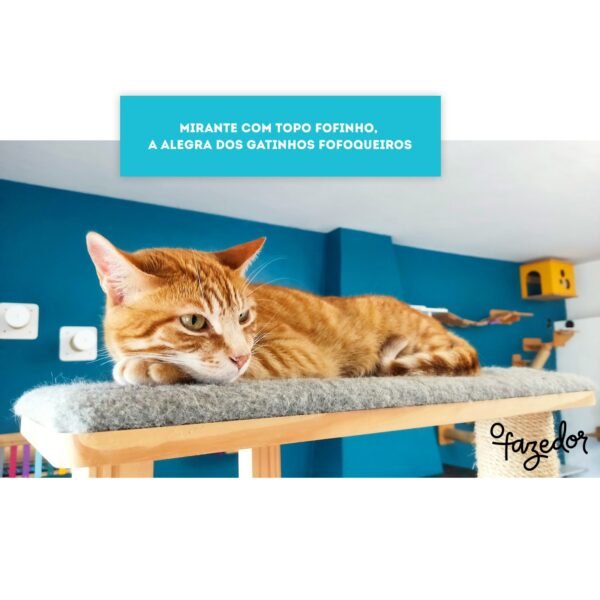Torre Gato Radical Duplex Natural - Imagem 3
