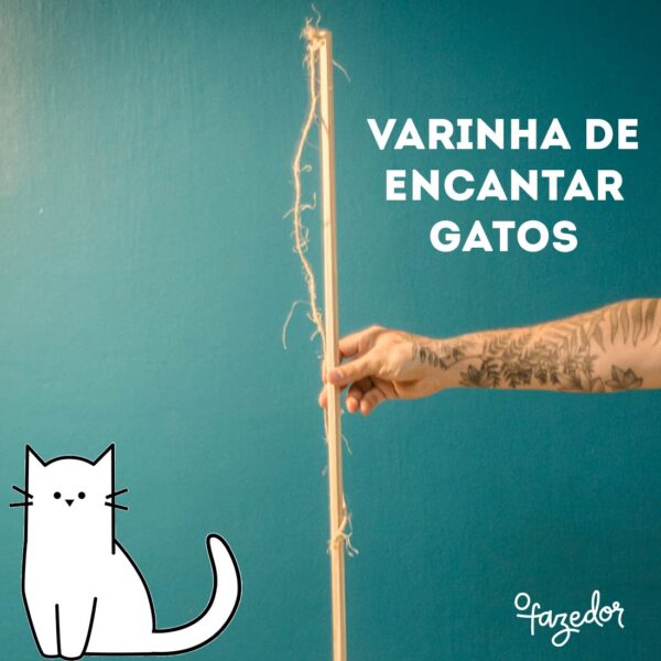 Varinha de Encantar Gatos