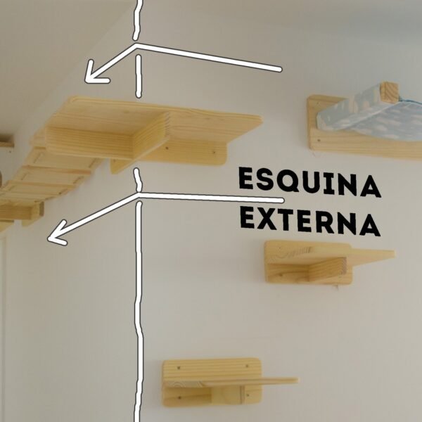 Prateleira de Esquina Natural - Imagem 4