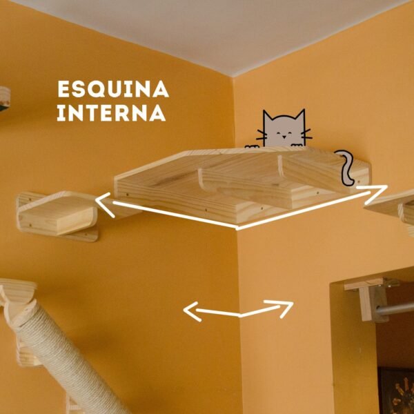 Prateleira de Esquina Natural - Imagem 6